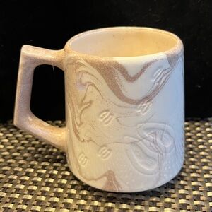 🤑🤑Vintage Mt. St. Helens Ash Ware Volcano Coffee Cup / Mug Brown & Beige